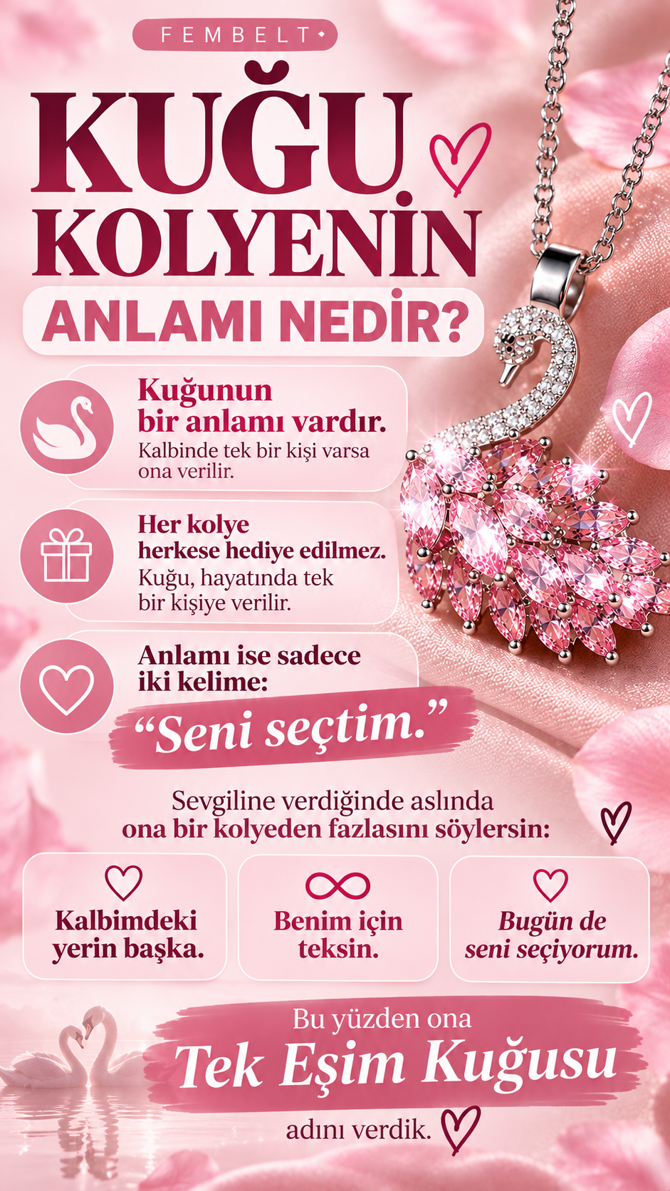 Kuğu Kolye